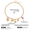 Dolphin Shell Turtle Dripping Five-pointed Star Necklace