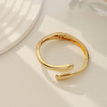 Womens Fashionable Textured Irregular-Mirror Bracelet