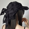 Stylish Retro 3D Floral Bandana Baseball Cap