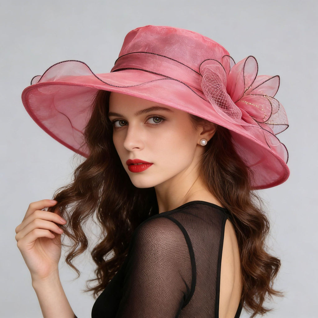Summer Sun Protection Womens Face-Slimming Breathable Mesh Hat