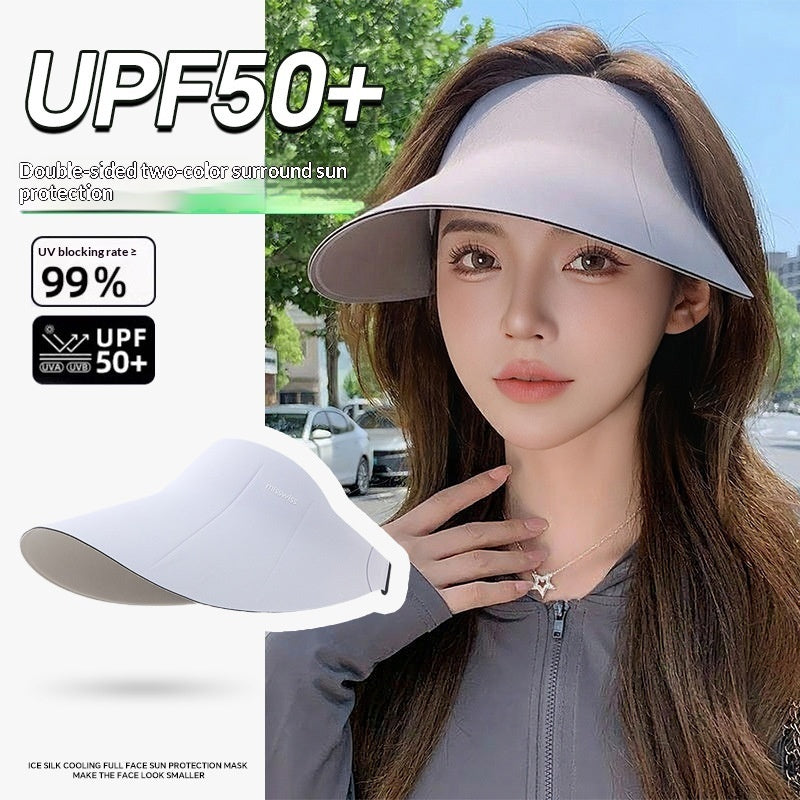Women's Outdoor UV-Protective Double-Sided Seamless Sun Hat