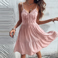 Summer New Style Suspender Skirt Lotus Leaf Skirt Holiday Style Dress Women