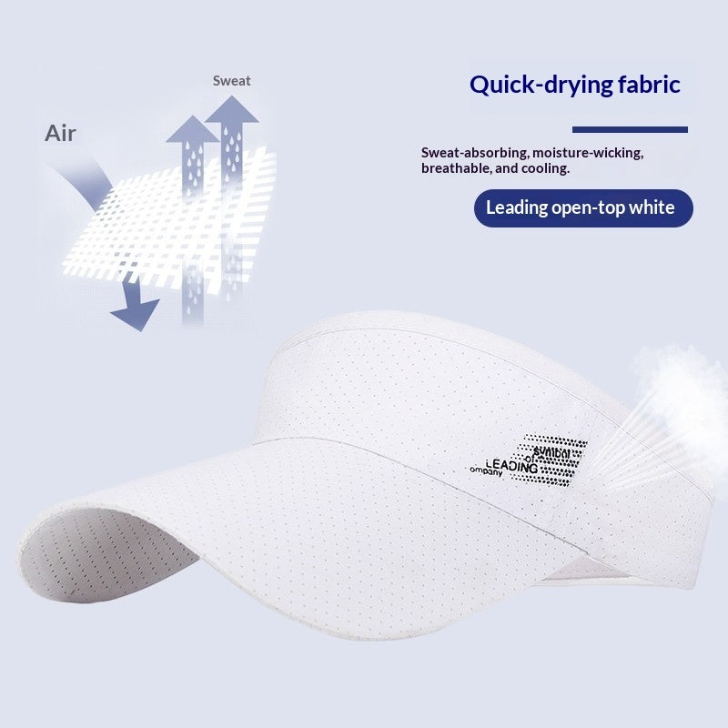 Visor Hat Womens Summer Sun Hat Breathable Baseball Cap