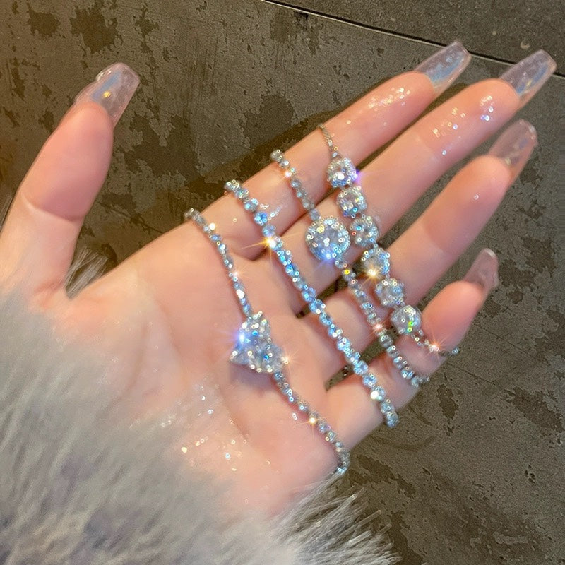 Loving Heart Zircon Bracelet