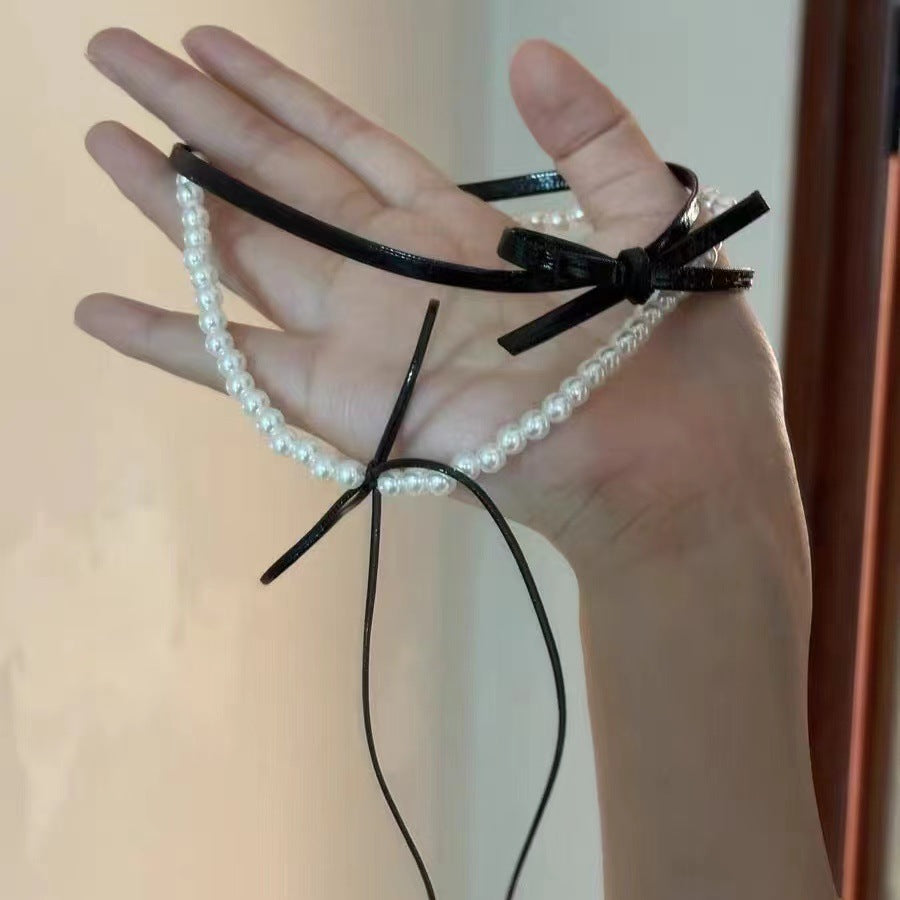 Light-luxury New Womens Clavicle-length Pearl Necklace