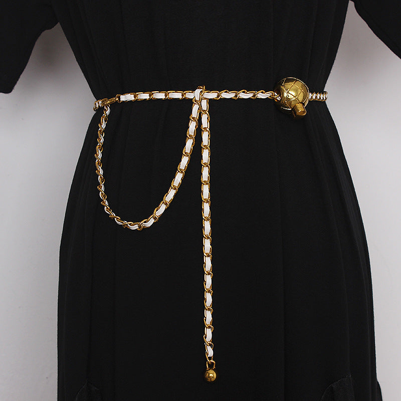 Small Golden Ball Waist Chain