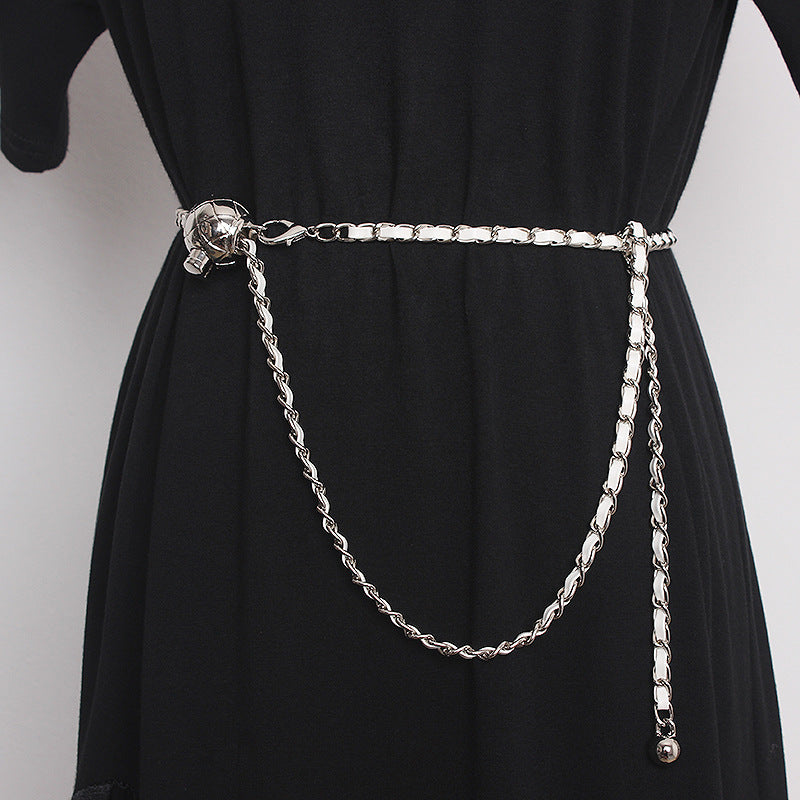 Small Golden Ball Waist Chain
