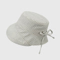 Curved-brim Plaid Fisherman Womens Vacation Sun Hat