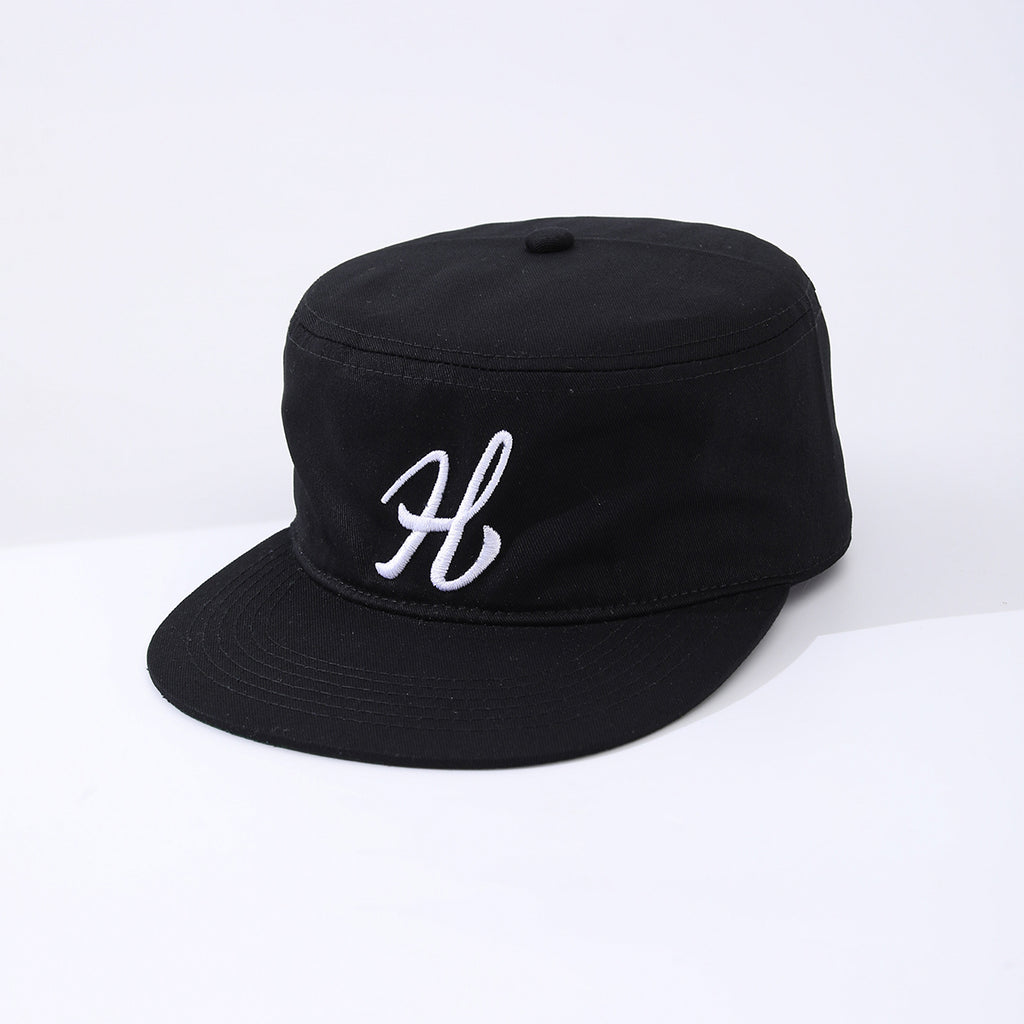 Artistic Font H-shaped Letter Adjustable Casual And Fashionable Flat-top Baseball Cap Suitable For Daily Travel And Shopping