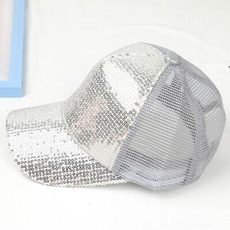 Children's Hat Performance Sequin Baseball Cap